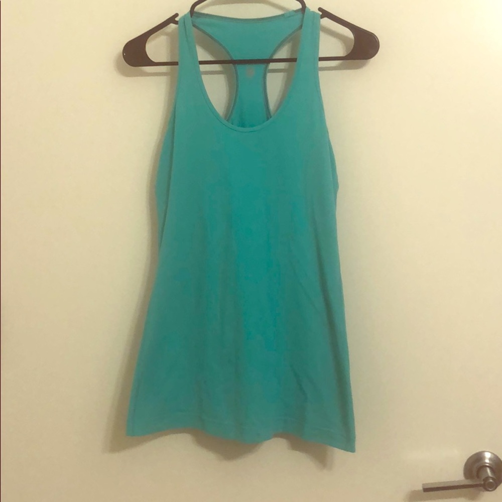 Seafoam green lululemon racerback tank